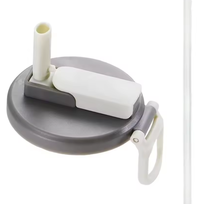 Soda Can Lid With Straw